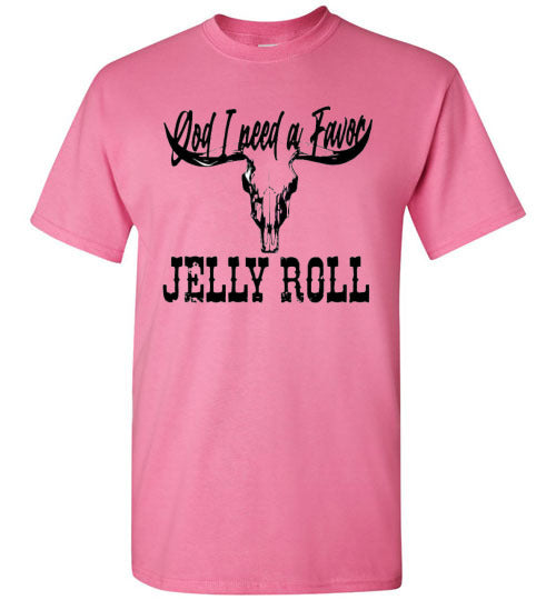 Jelly Roll God I Need A Favor Country Music Graphic Tee Shirt Top
