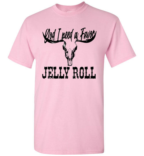 Jelly Roll God I Need A Favor Country Music Graphic Tee Shirt Top