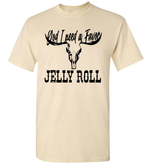 Jelly Roll God I Need A Favor Country Music Graphic Tee Shirt Top