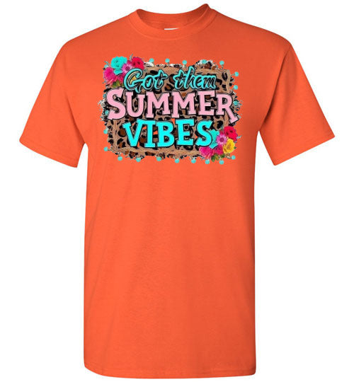 Got Them Summer Vibes Graphic Tee Shirt Top T-Shirt