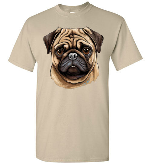 Pug Dog Animal Lover Tee Shirt Top T-Shirt