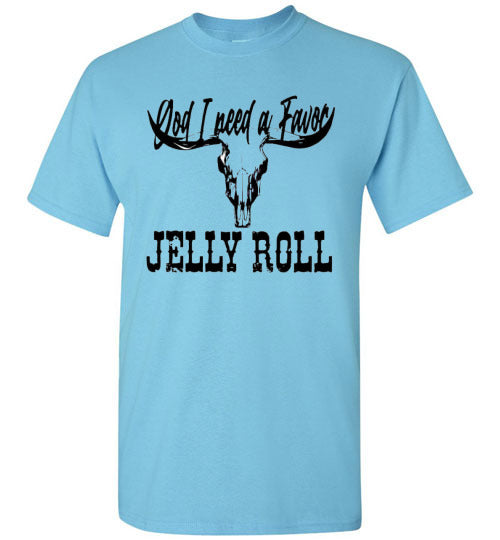 Jelly Roll God I Need A Favor Country Music Graphic Tee Shirt Top