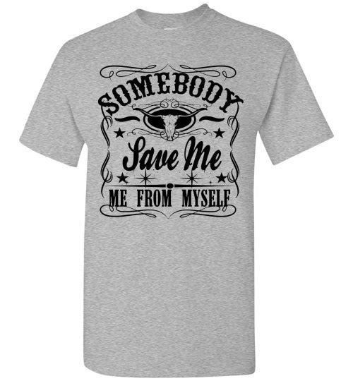 Jelly Roll Somebody Save Me From Myself Concert Country Music Graphic Tee Shirt Top