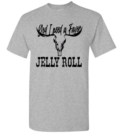 Jelly Roll God I Need A Favor Country Music Graphic Tee Shirt Top