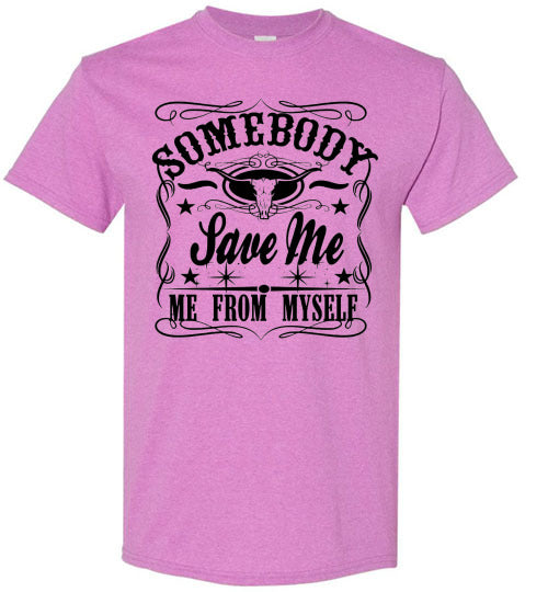 Jelly Roll Somebody Save Me From Myself Concert Country Music Graphic Tee Shirt Top