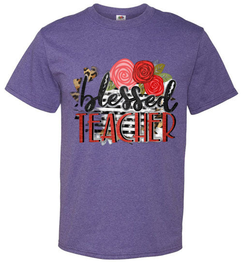 Blessed Teacher Tee Shirt Top T-Shirt
