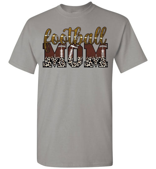 Football Mom Sports Football Graphic Tee Shirt Top