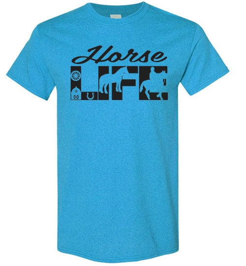 Horse Life Country Graphic Tee Shirt Top