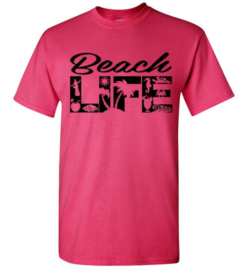 Beach Life Tee Shirt Top T-Shirt