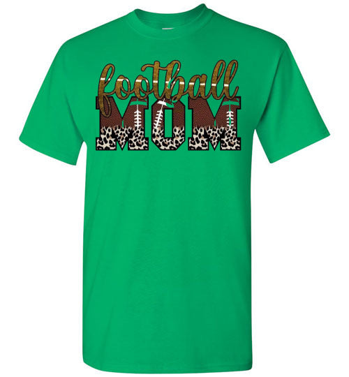 Football Mom Sports Football Graphic Tee Shirt Top