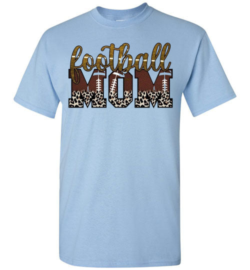 Football Mom Sports Football Graphic Tee Shirt Top