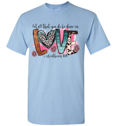 Love Christian Faith Tee Shirt Top T-Shirt
