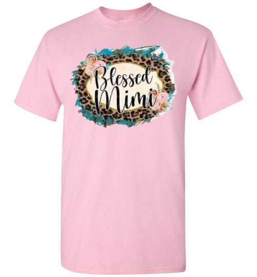Blessed Mimi Grandmother Grandma Tee Shirt Top T-Shirt