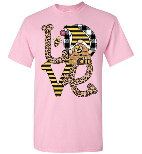 Love Bee Hive Tee Shirt Top T-Shirt