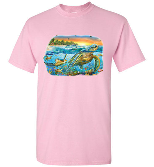 Sea Turtle Graphic Tee Shirt
