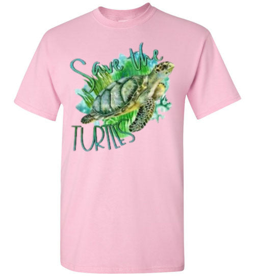 Save The Turtles Graphic Tee Shirt Top