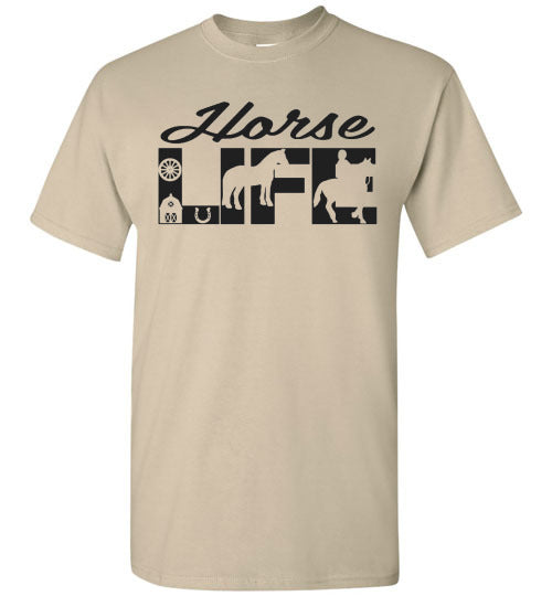 Horse Life Country Graphic Tee Shirt Top