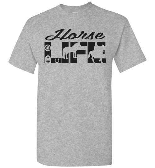 Horse Life Country Graphic Tee Shirt Top