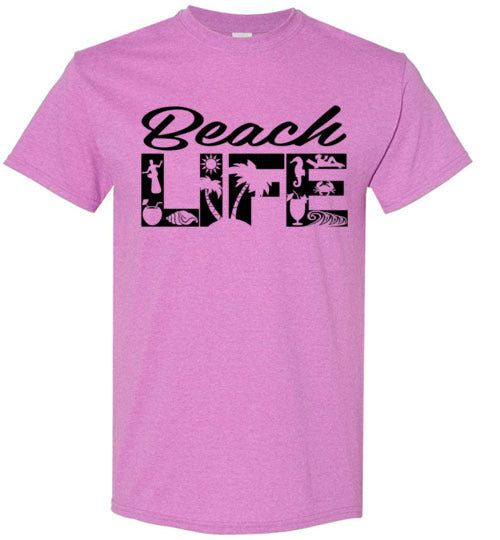 Beach Life Tee Shirt Top T-Shirt