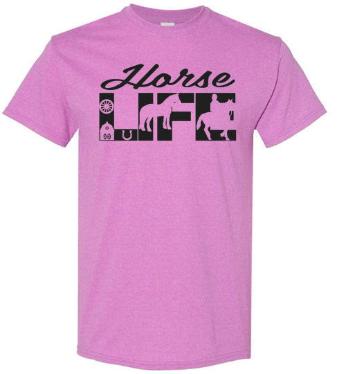 Horse Life Country Graphic Tee Shirt Top