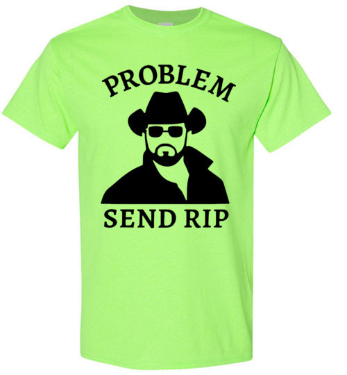 Problem Send Rip Graphic Tee Shirt Top