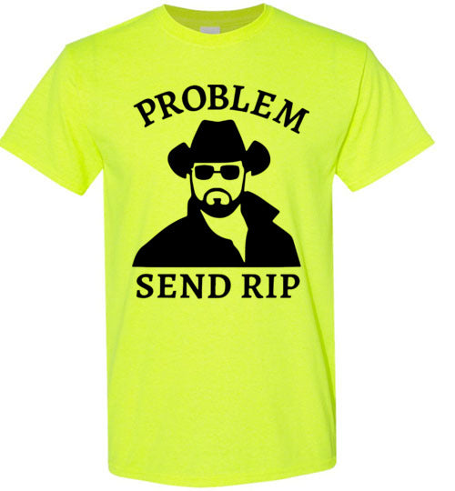 Problem Send Rip Graphic Tee Shirt Top