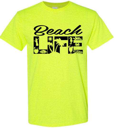Beach Life Tee Shirt Top T-Shirt