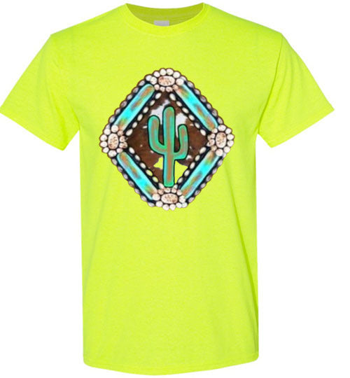 Southwestern Cactus Tee Shirt Graphic Top T-shirt