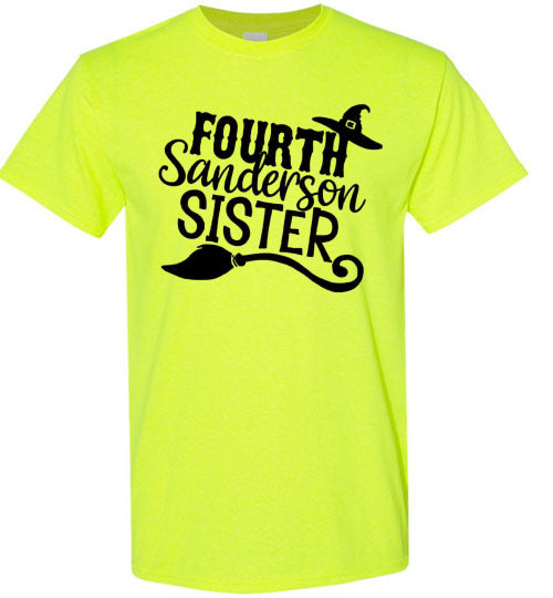 Fourth Sanderson Sister Halloween Witch Graphic Tee Shirt Top