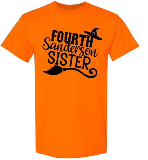 Fourth Sanderson Sister Halloween Witch Graphic Tee Shirt Top