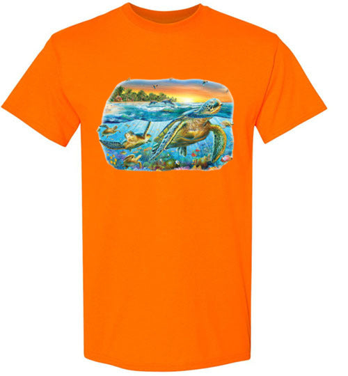 Sea Turtle Graphic Tee Shirt