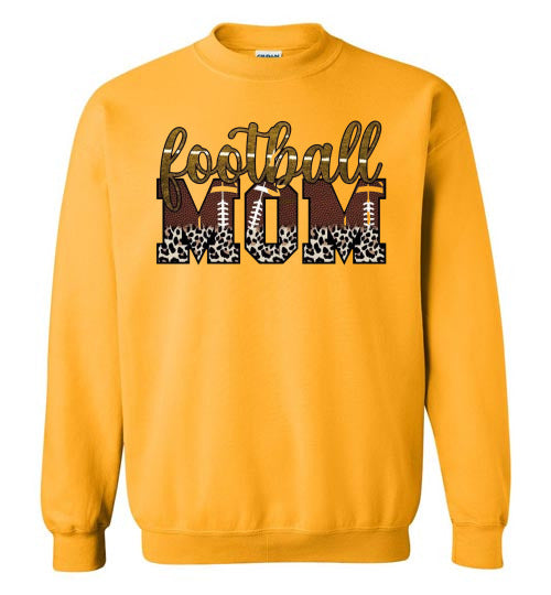 Football Mom Sports Graphic Sweatshirt Top Shirt