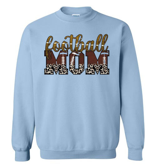 Football Mom Sports Graphic Sweatshirt Top Shirt