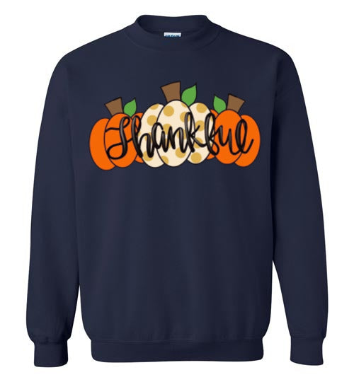Thankful Pumpkins Sweatshirt Fall Top