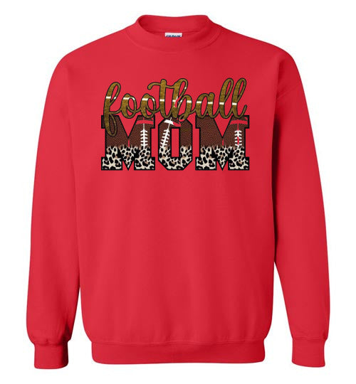 Football Mom Sports Graphic Sweatshirt Top Shirt