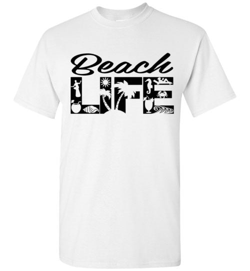 Beach Life Tee Shirt Top T-Shirt