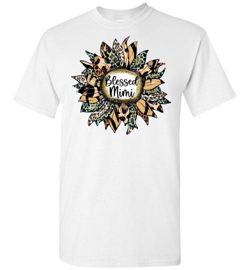 Blessed Mimi Grandmother Grandma Tee Shirt Top T-Shirt