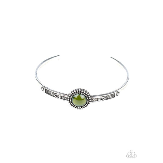 PIECE of Mind – Green Cuff Bracelet