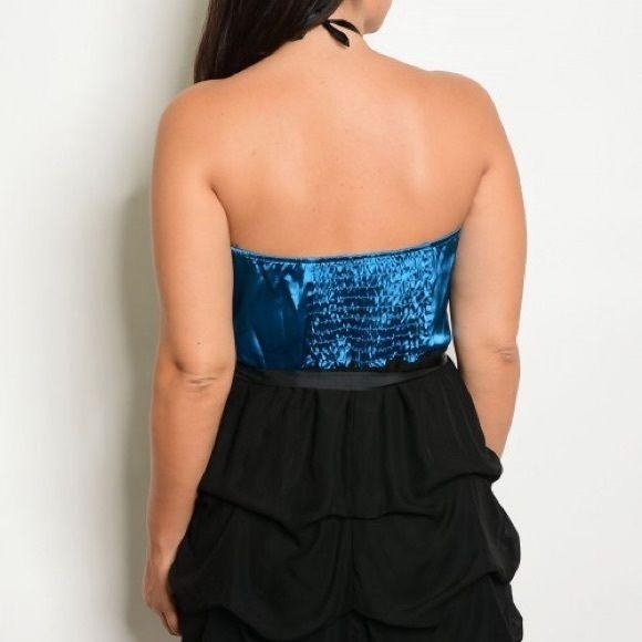 Plus Size Sequin Short Formal Cocktail Dress Gown 2211