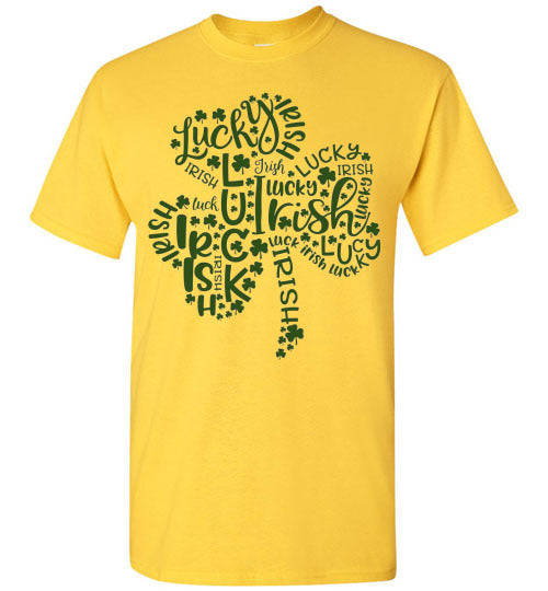 Lucky Irish Clover St Patrick's Day Tee Shirt Top T-Shirt