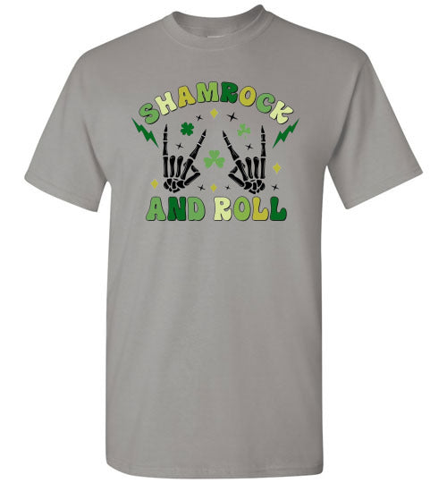 Shamrock and Roll St Patrick's Day Irish Tee Shirt Top T-Shirt