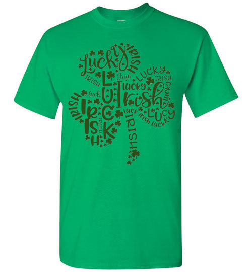 Lucky Irish Clover St Patrick's Day Tee Shirt Top T-Shirt