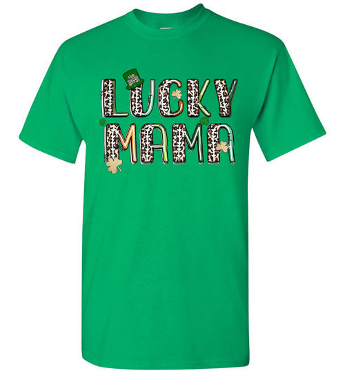 Lucky Mama St Patrick's Day Irish Tee Shirt Top T-Shirt