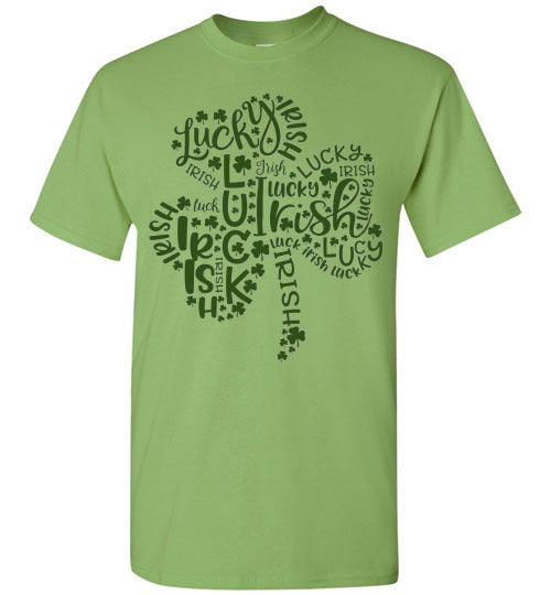 Lucky Irish Clover St Patrick's Day Tee Shirt Top T-Shirt