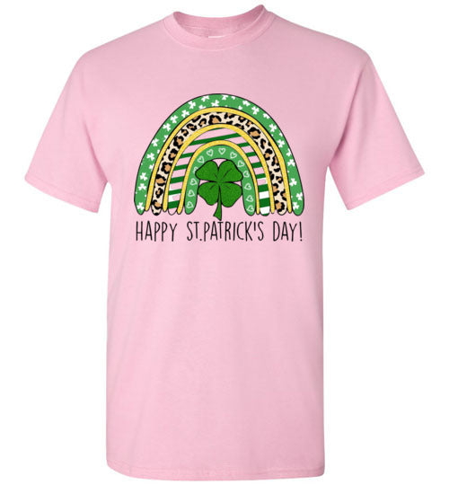 St Patrick's Day Irish Rainbow Graphic Tee Shirt Top T-Shirt