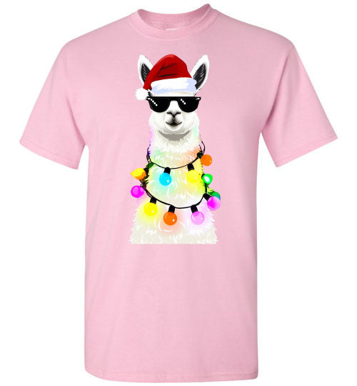 Llama Christmas Holiday Tee Shirt Top T-Shirt