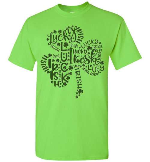 Lucky Irish Clover St Patrick's Day Tee Shirt Top T-Shirt