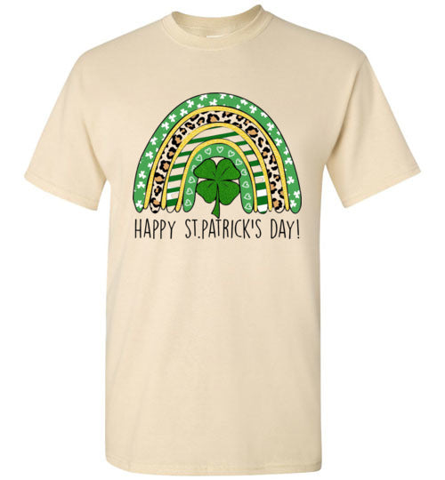 St Patrick's Day Irish Rainbow Graphic Tee Shirt Top T-Shirt