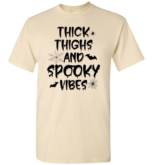 Thick Thighs And Spooky Vibes Graphic Print T-Shirt Top