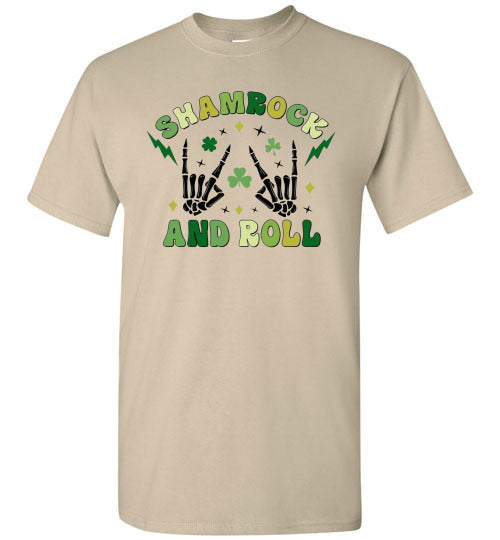 Shamrock and Roll St Patrick's Day Irish Tee Shirt Top T-Shirt